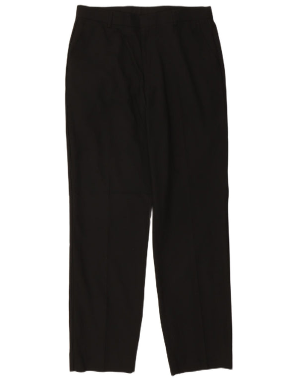 Мужские зауженные брюки-чиносы Marks & Spencer W34 L33 черные из полиэстера