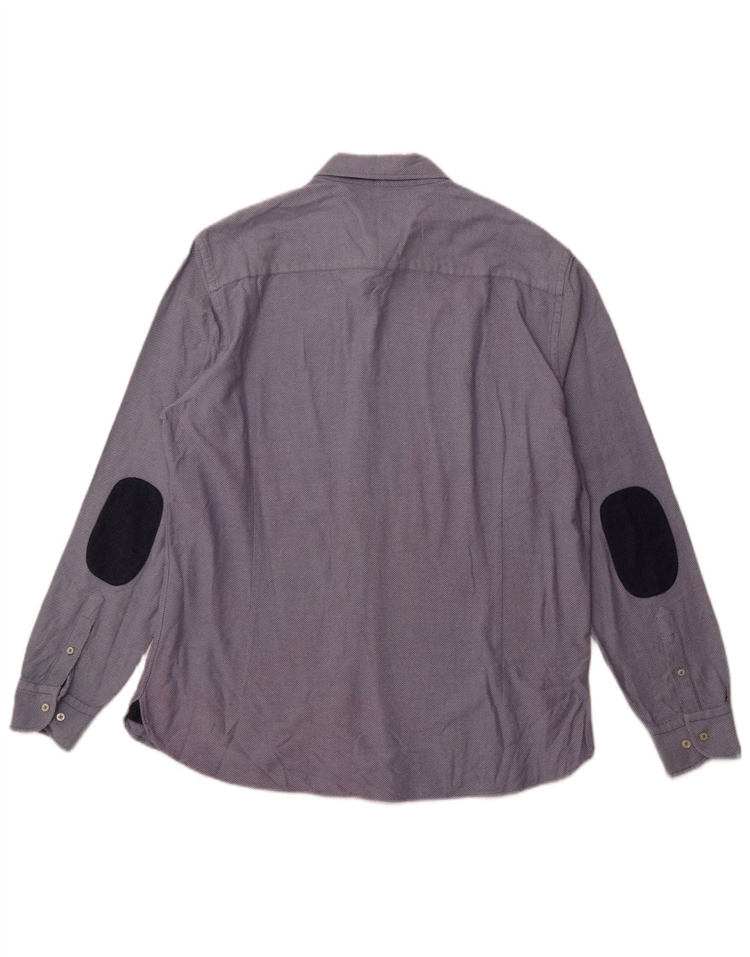 Мужская рубашка Massimo Dutti 2XL, синяя, хлопок