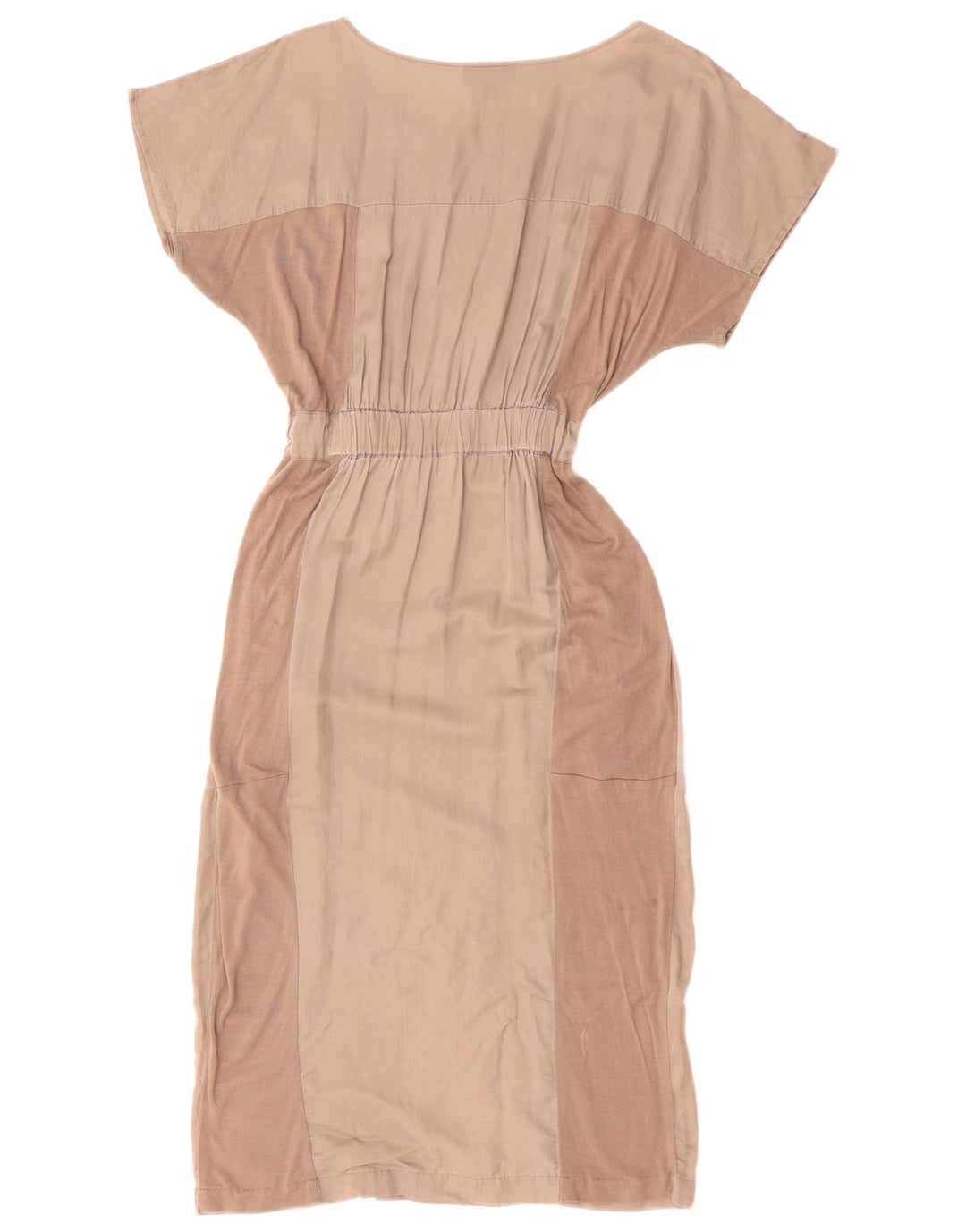 Женское платье макси с крыльями летучей мыши, Великобритания, 12, средний серый цвет, хлопок с цветными блоками