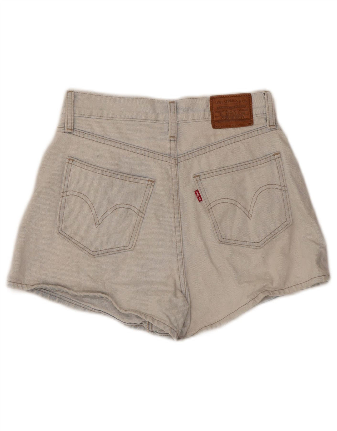 Женские джинсовые шорты с высокой талией LEVI'S W25 XS, синие, хлопок