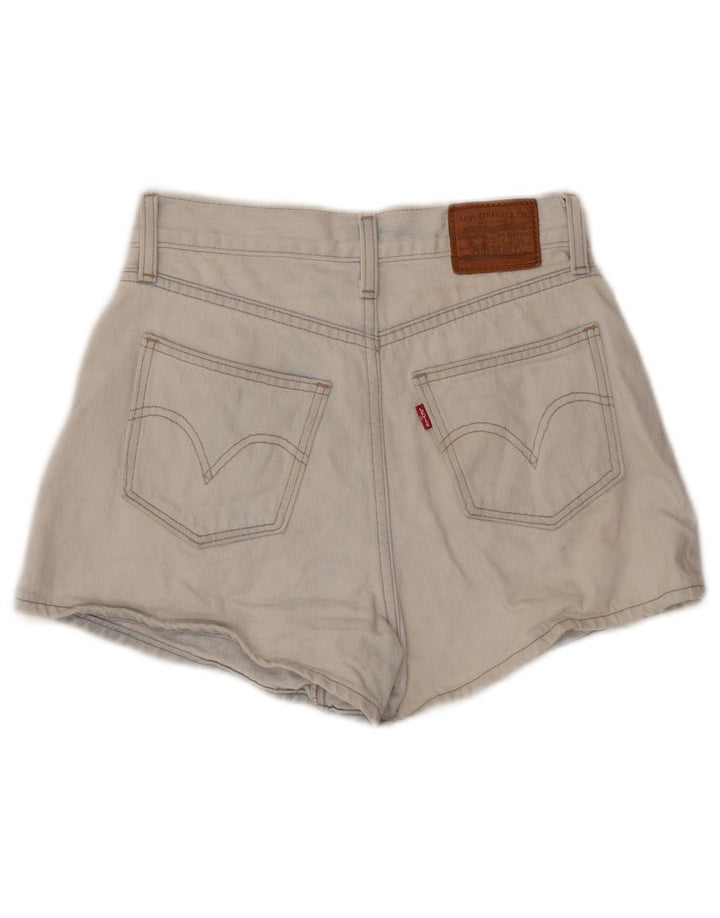 Женские джинсовые шорты с высокой талией LEVI'S W25 XS, синие, хлопок