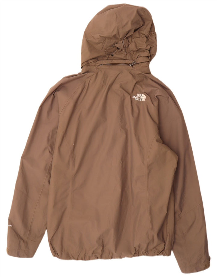 Мужская дождевик с капюшоном The North Face UK 38, средний бежевый нейлон