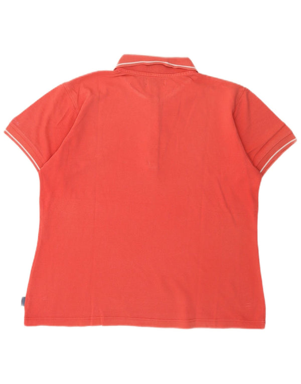 Женская рубашка поло Asics UK 18 XL, розовый хлопок