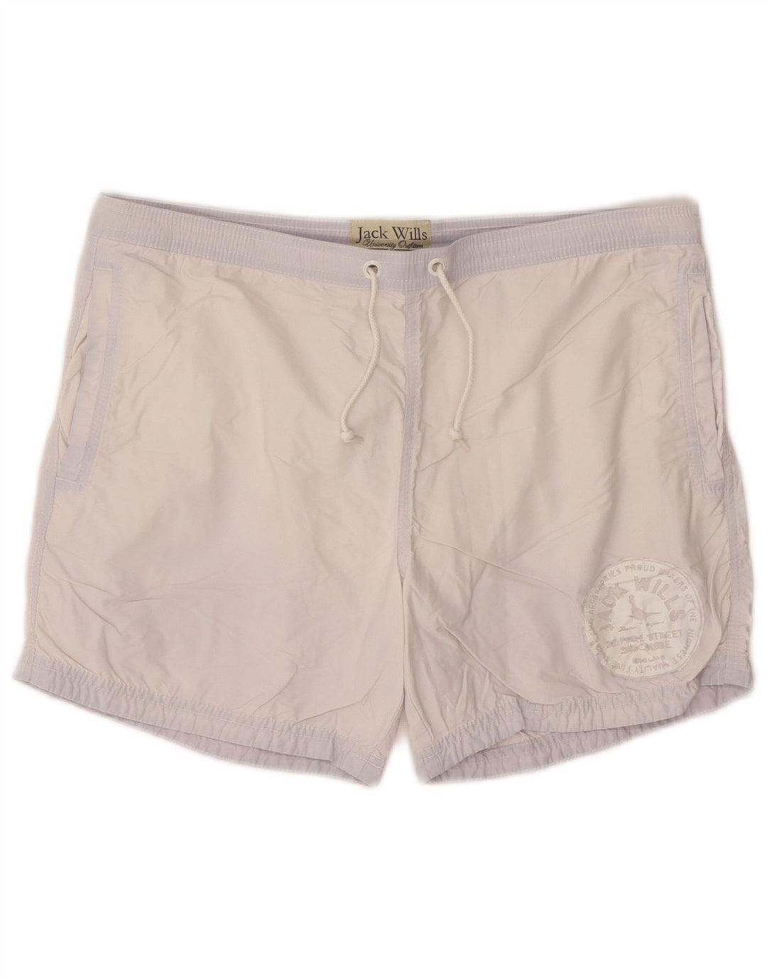 Jack Wills Мужские шорты для плавания с рисунком, маленькие синие, хлопок