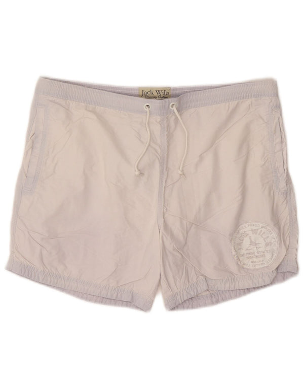 Jack Wills Мужские шорты для плавания с рисунком, маленькие синие, хлопок