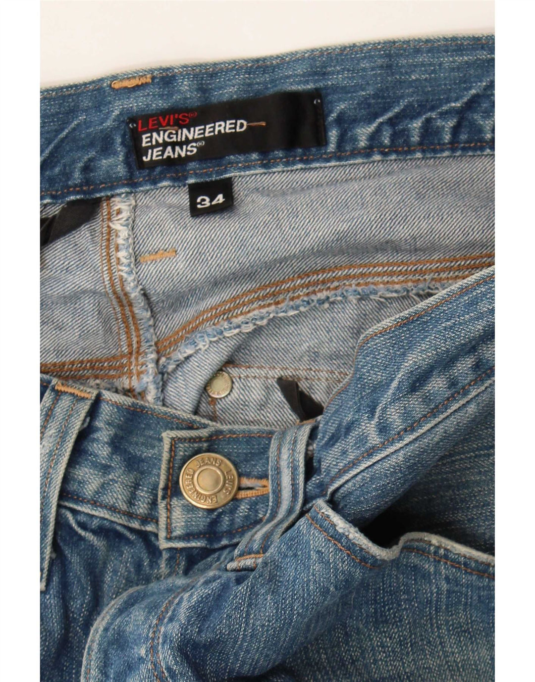 Мужские прямые джинсы Levi's W34 L28 синие