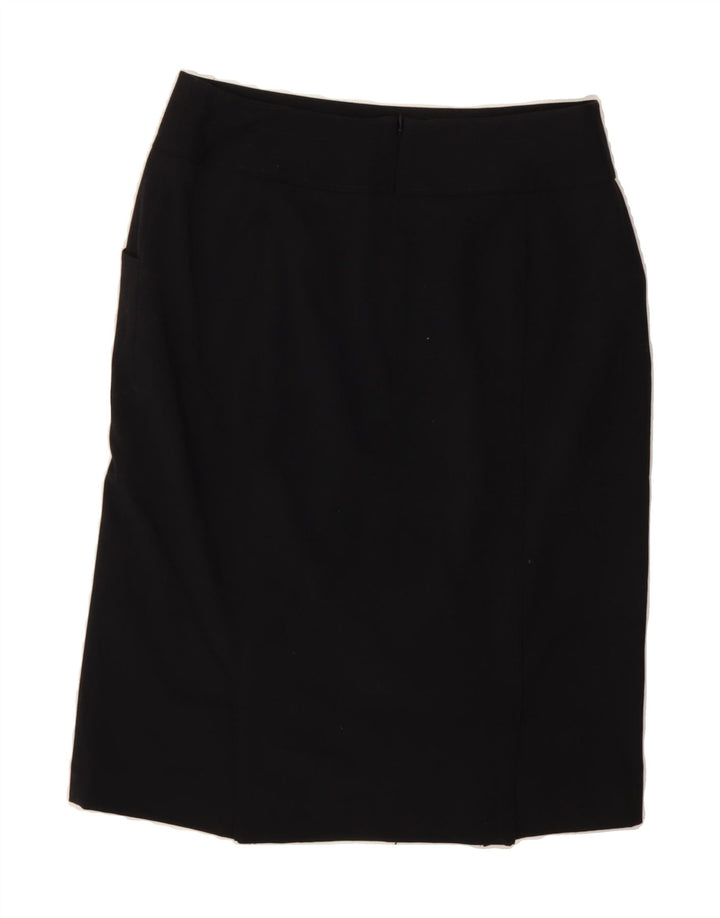 MOSSIMO Womens Pencil Skirt US 8 Medium W28 Black Polyester Vintage Mossimo and Second-Hand Mossimo from Messina Hembry 