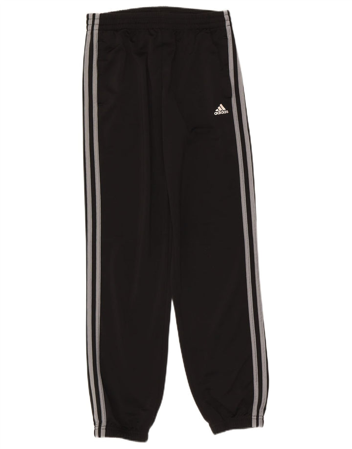 Спортивный костюм Adidas для мальчиков, брюки для бега, 13-14 лет, черный полиэстер