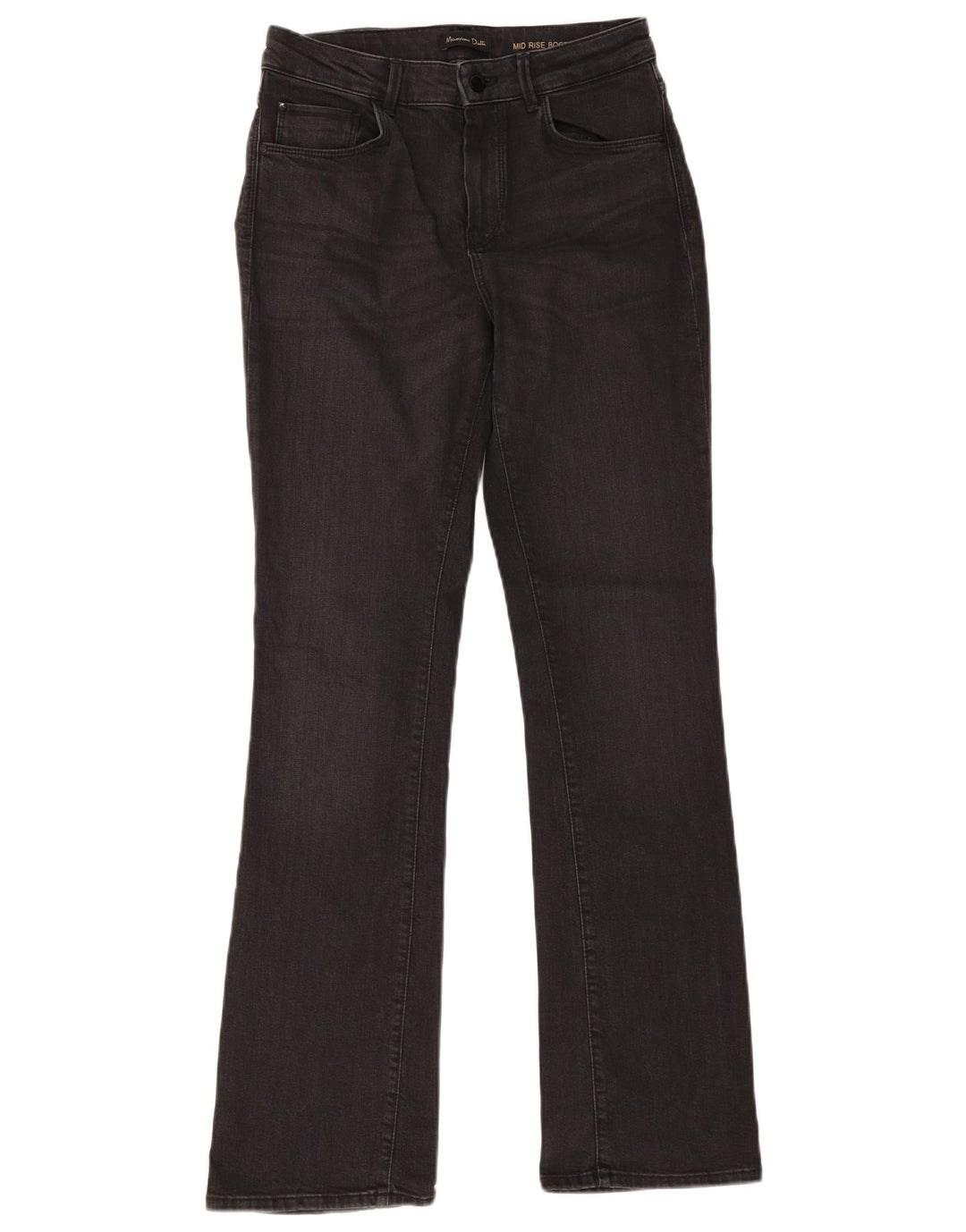 Женские джинсы Bootcut со средней посадкой Massimo Dutti EU 38 Small W28 L32 Серые