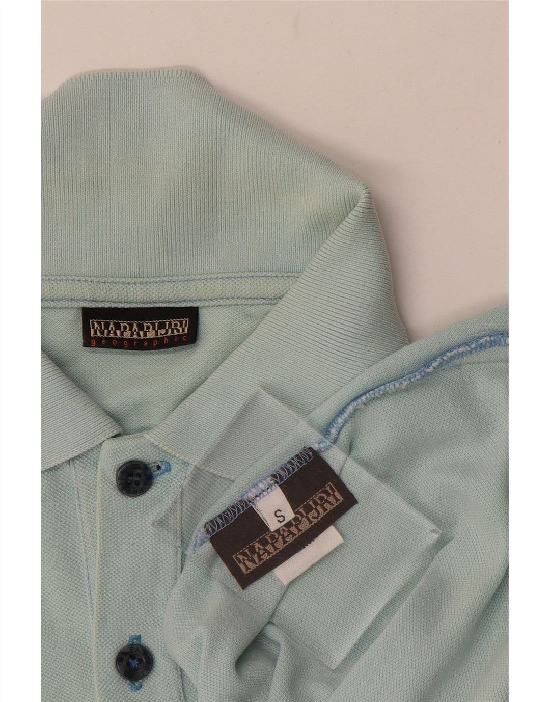 NAPAPIJRI Мужская рубашка-поло с географическим рисунком, маленькая синяя хлопковая рубашка с цветными блоками