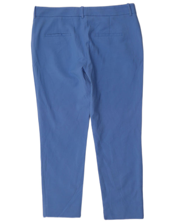 Женские узкие брюки чинос Zara EU 44 XL W34 L28 синие, хлопок