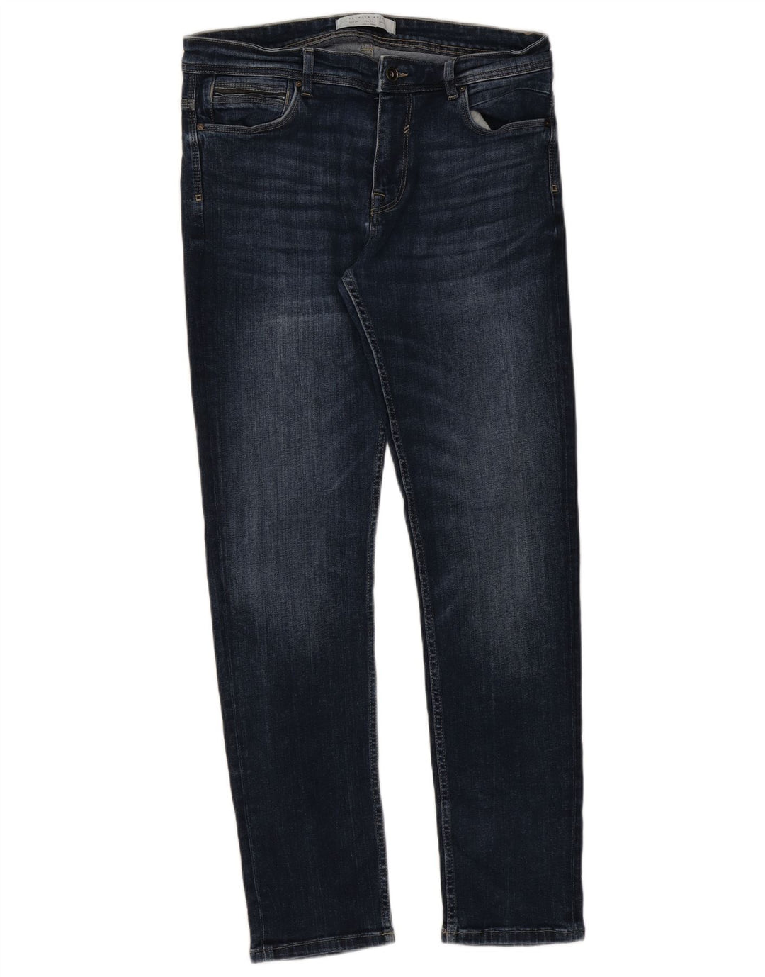 Мужские узкие джинсы Zara EU 44, большие W34 L31, синие