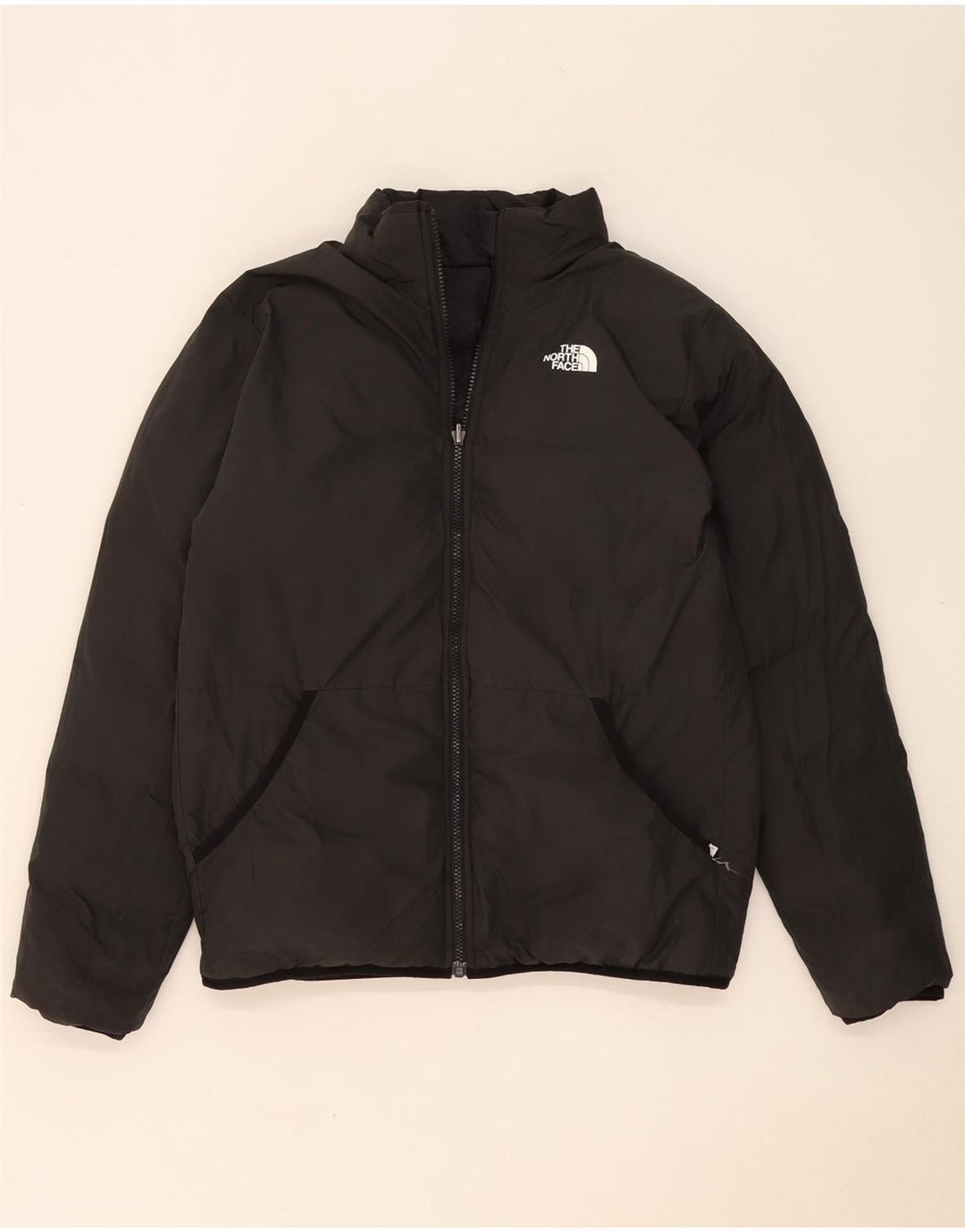 Двусторонняя стеганая куртка The North Face для мальчиков 14–15 лет, XL, черный полиэстер