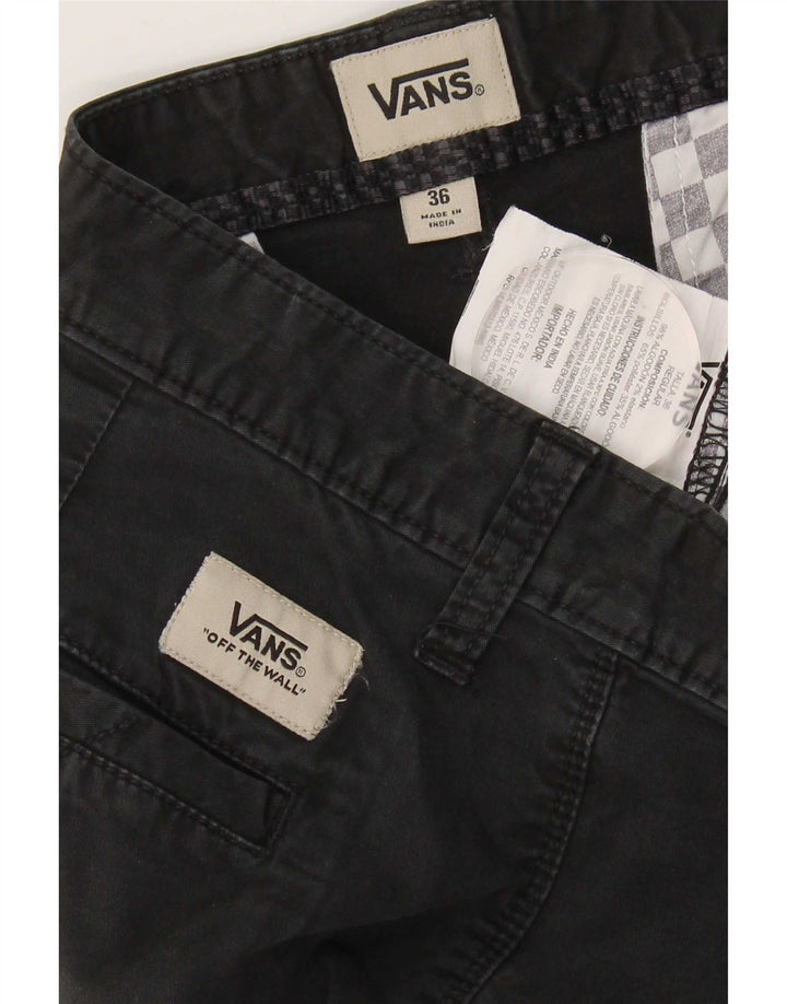 Мужские брюки-чиносы Vans W36 L32, черные, хлопковые