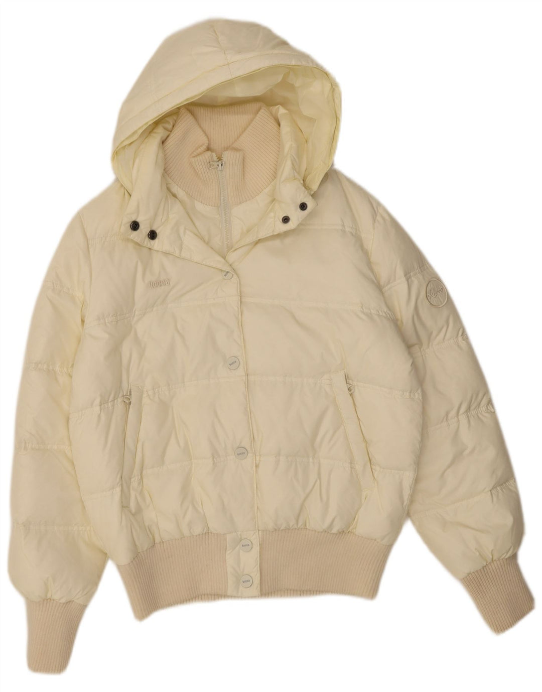 Женская утепленная куртка KOCCA с капюшоном UK 18 XL Off White Полиамид