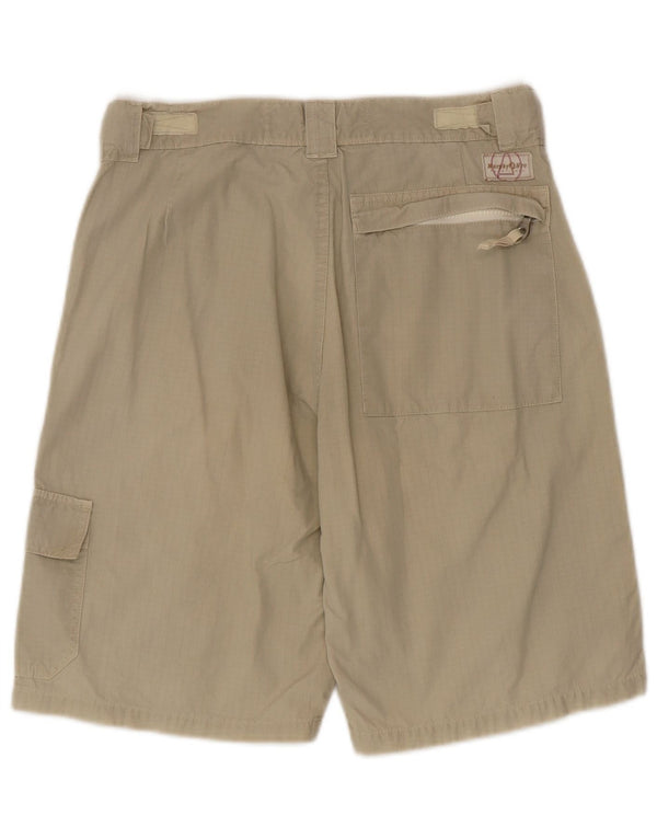 Murphy & Nye Mens Cargo Shorts W32 Medium Khaki Cotton