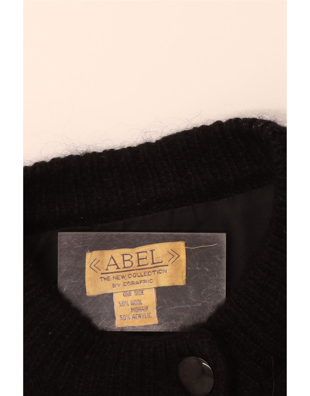 Женский кардиган ABEL, один размер, черный цветочный шерстяной свитер