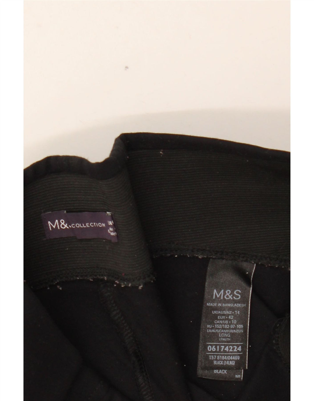Женские леггинсы MARKS & SPENCER UK 14, большие, черные, вискоза