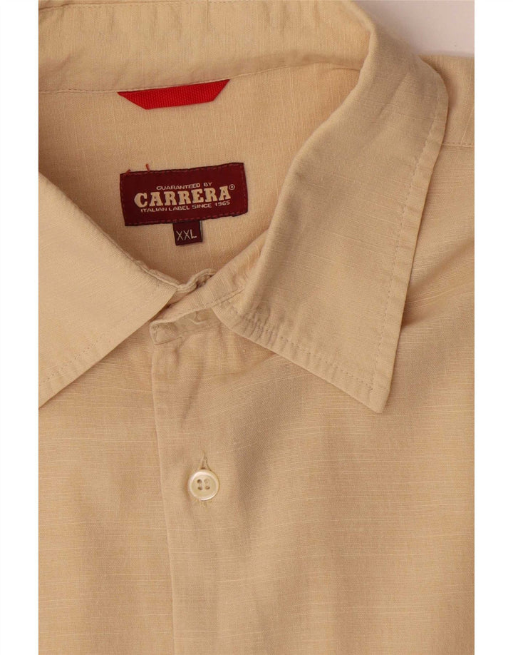Мужская рубашка Carrera 2XL бежевый хлопок