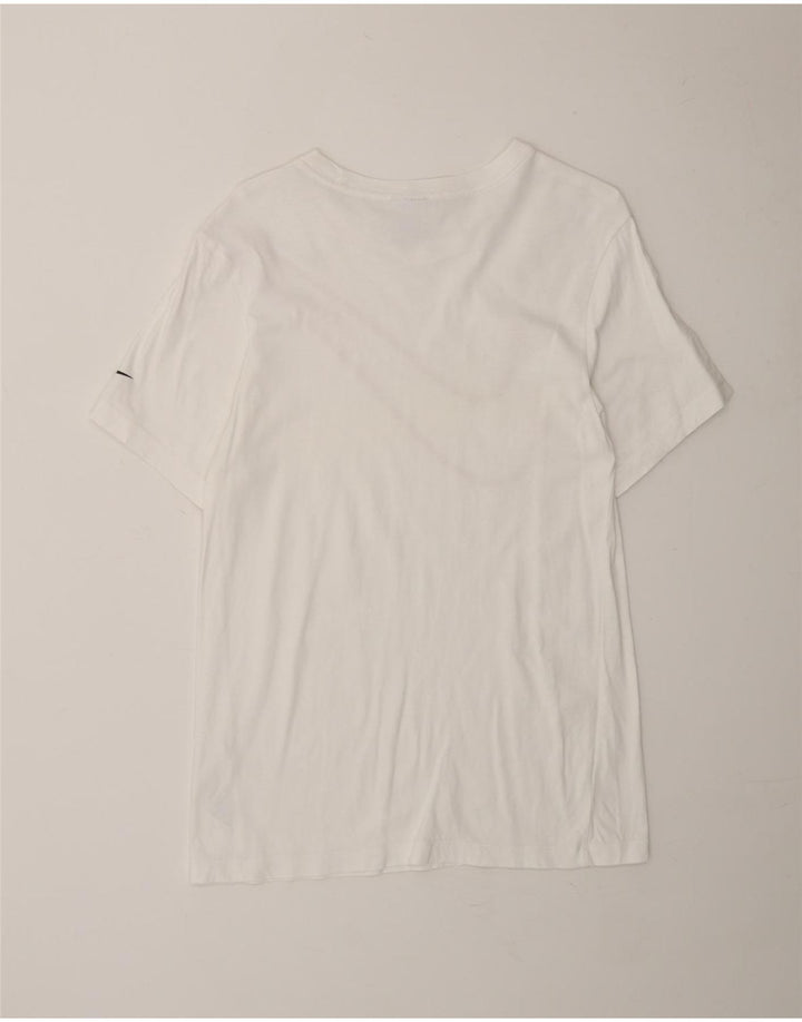 NIKE Mens Graphic T-Shirt Top Small White Cotton Vintage Nike and Second-Hand Nike from Messina Hembry 