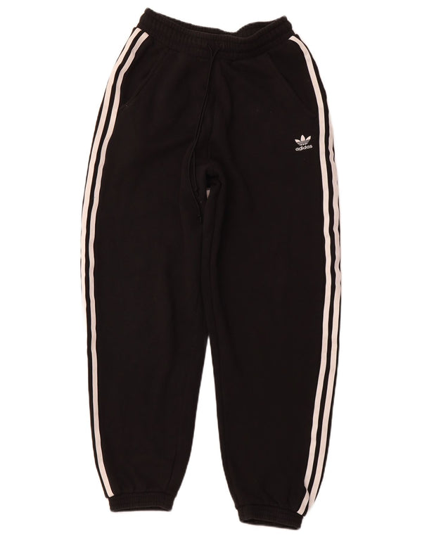 Женские спортивные брюки ADIDAS Joggers UK 8, маленькие черные хлопковые