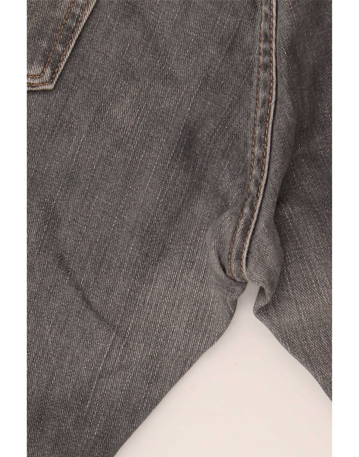 Мужские прямые джинсы Levi's 504 W36 L34 серые, хлопок