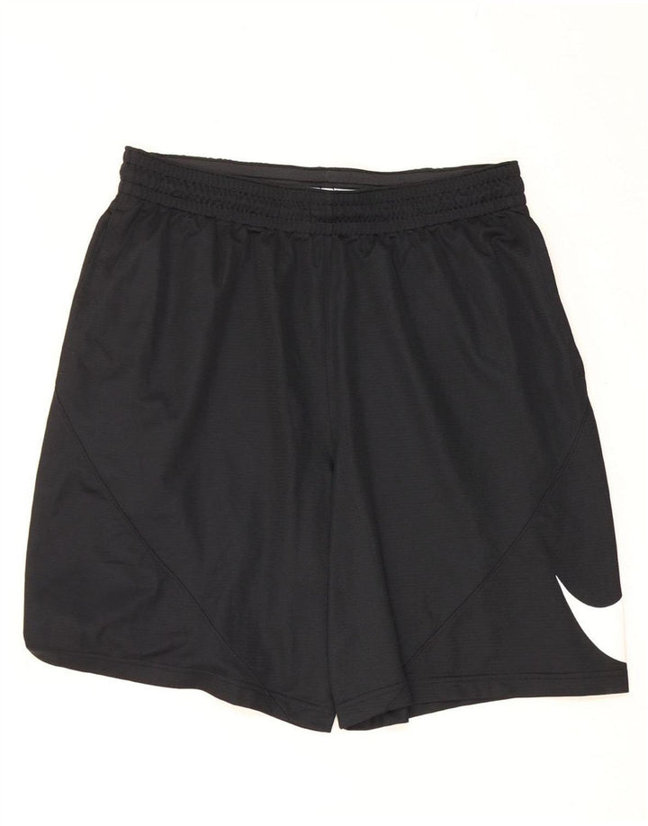 Мужские спортивные шорты Nike Dri Fit с графическим рисунком 2XL, черный полиэстер
