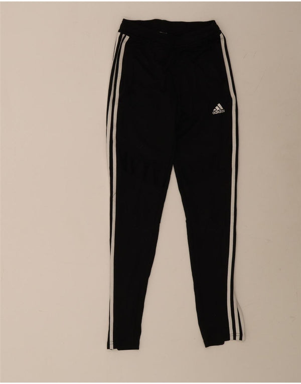Женские спортивные брюки Adidas UK 4/6 XS, черные, полиэстер, спортивные