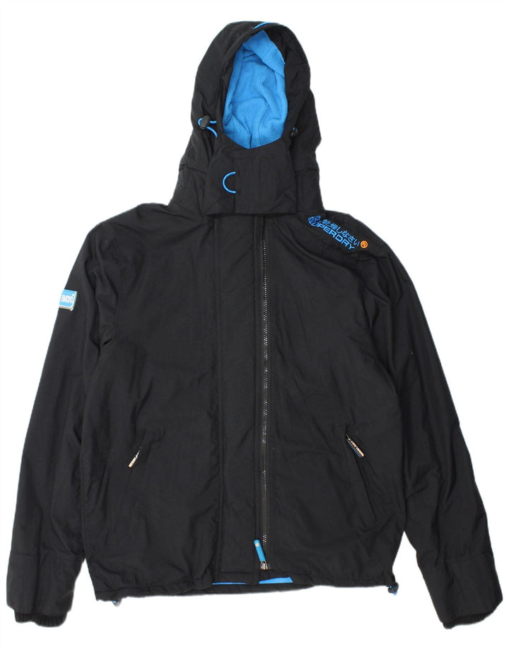 Женская ветровка с рисунком Superdry UK 16, большая черная
