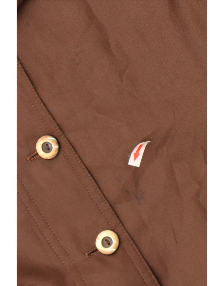 Женский тренч Claude Havrey UK 14, большой коричневый, полиэстер