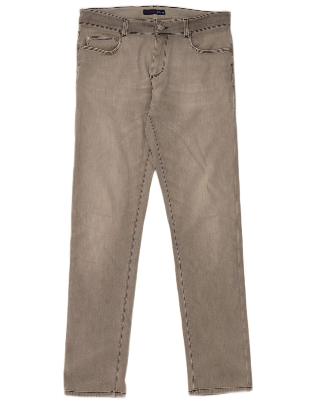 Мужские узкие джинсы Trussardi W31 L33, серый хлопок