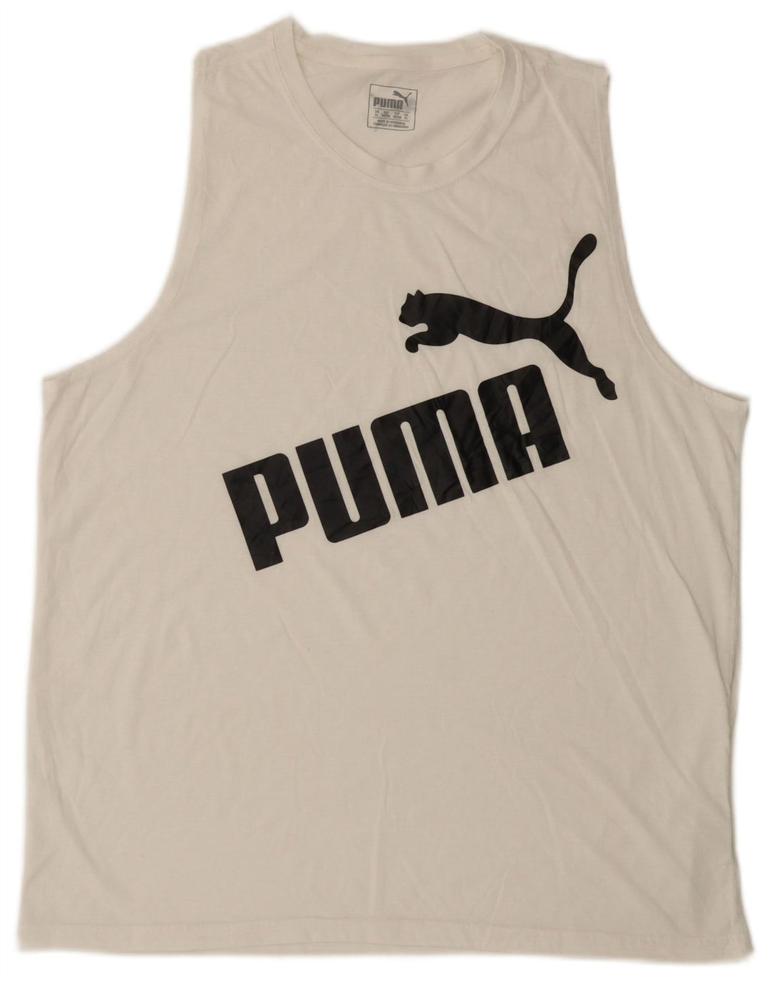 Мужской жилет с рисунком PUMA XL, белый