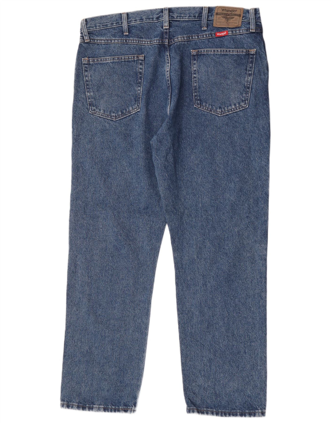Мужские прямые джинсы Wrangler стандартного кроя W38 L30, синие, хлопок