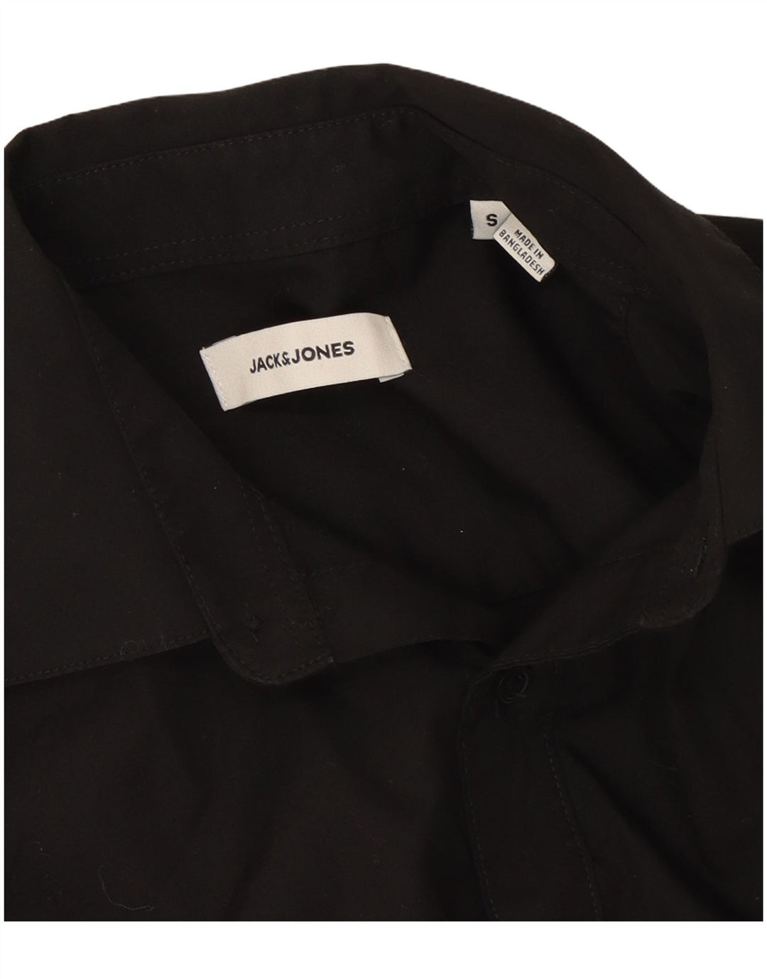 Мужская рубашка Jack & Jones, маленькая черная, хлопок