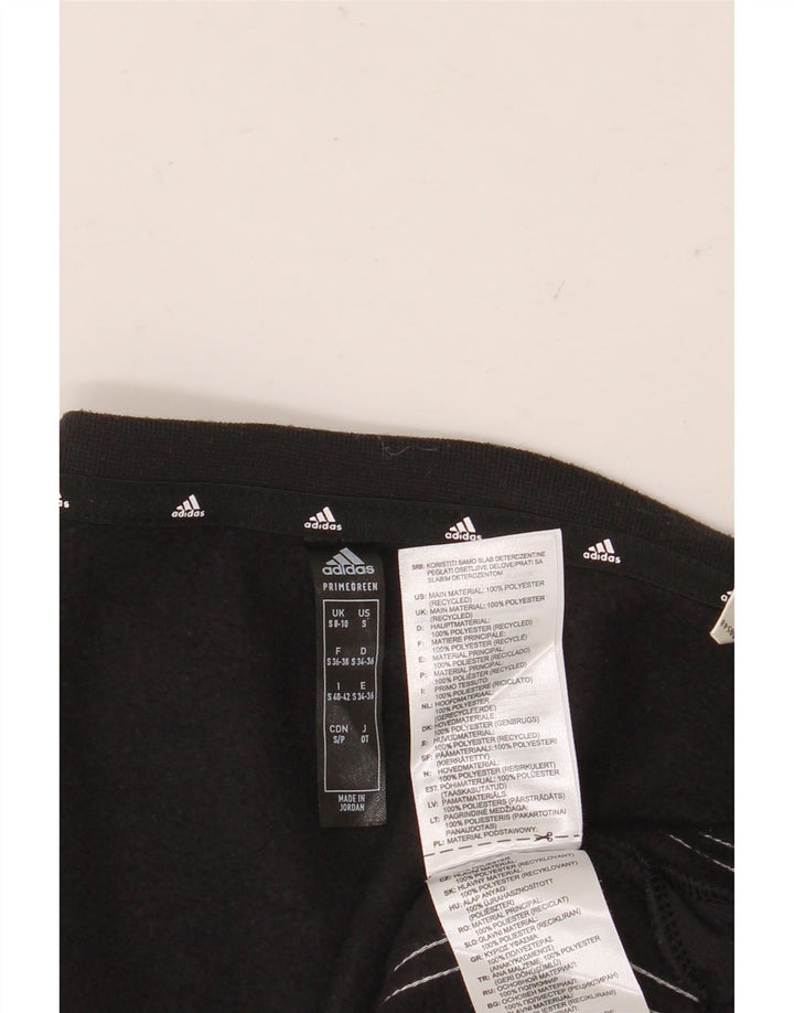 Женский свитер Adidas UK 8/10, маленький черный полиэстер