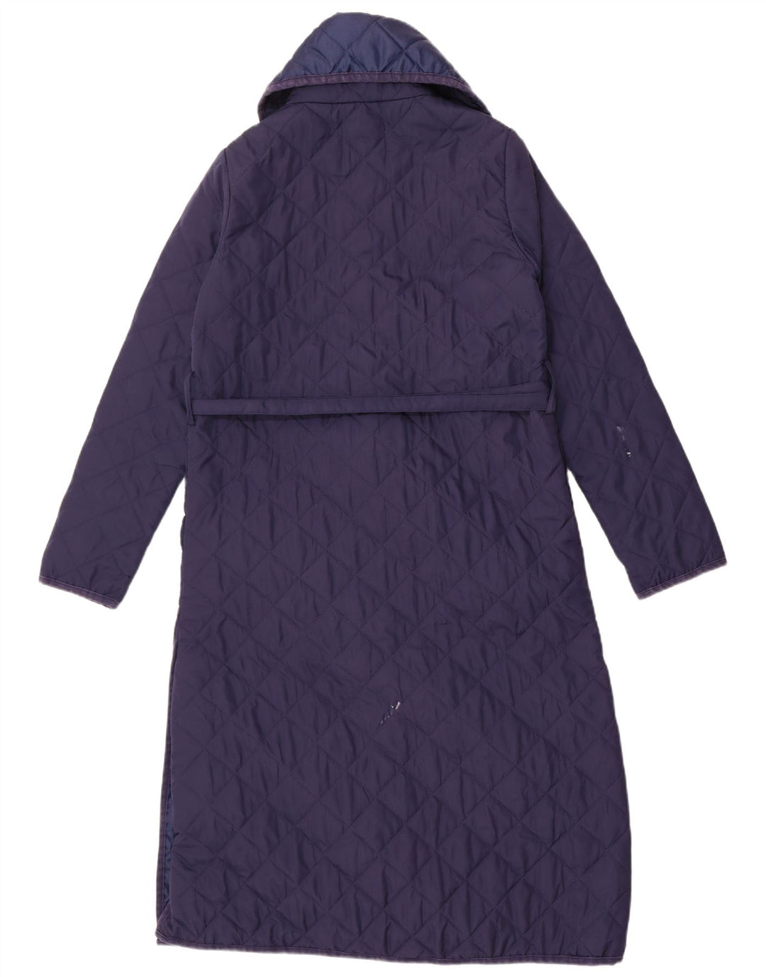 Женское стеганое пальто Monsoon UK 10, маленький синий полиэстер