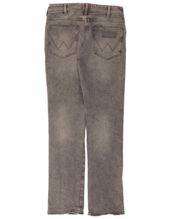 Мужские прямые джинсы Wrangler Zathan W30 L32, серый хлопок
