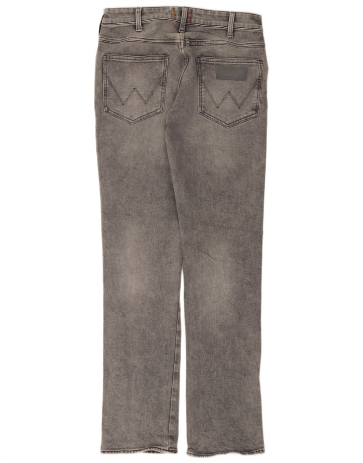 Мужские прямые джинсы Wrangler Zathan W30 L32, серый хлопок