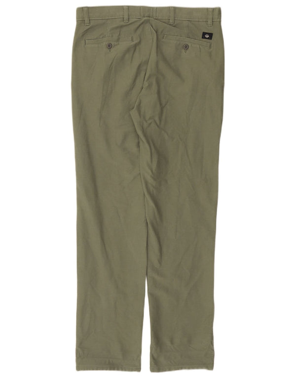 Мужские прямые брюки-чиносы Dockers W31 L32, зеленый хлопок