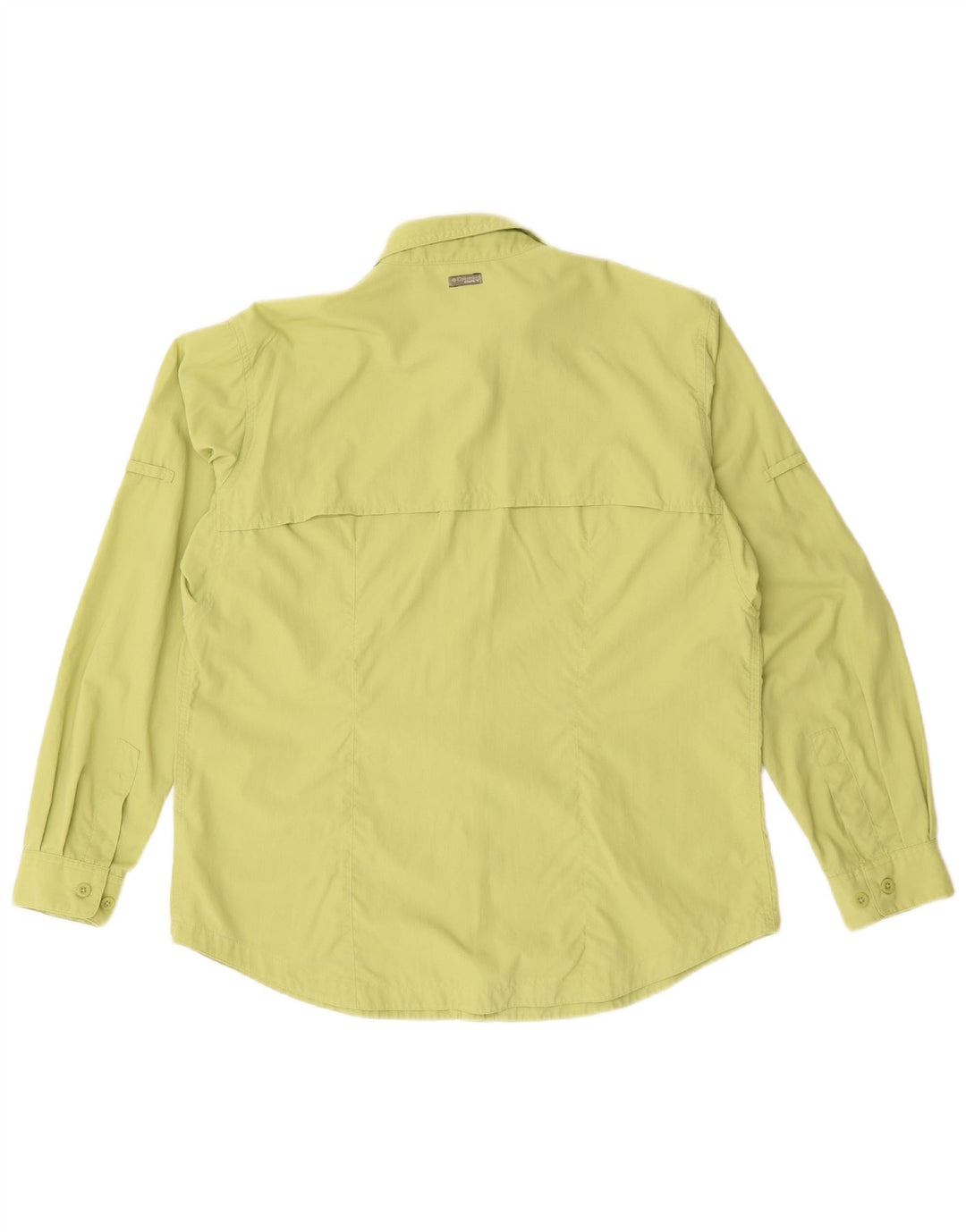 Женская рубашка Columbia UK 16, большая зеленая нейлоновая ткань