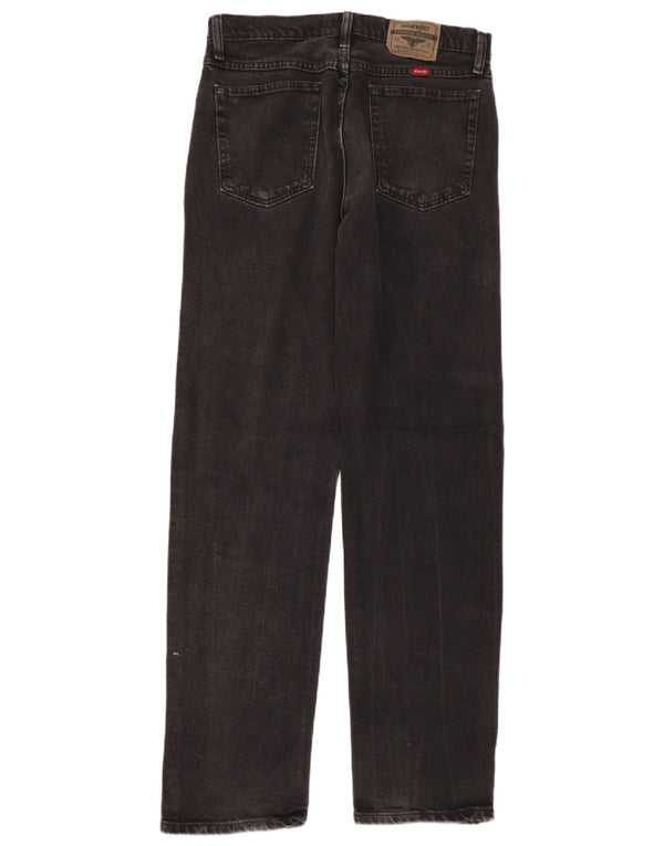 Мужские прямые джинсы Wrangler W32 L34, черный хлопок