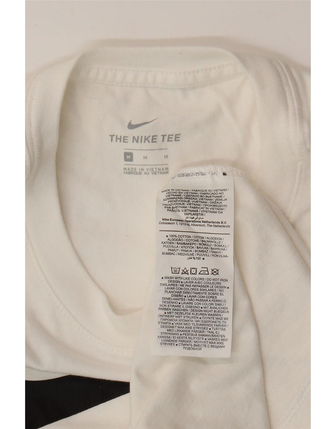 Женская футболка с рисунком NIKE Top UK 12, средний размер, белый хлопок