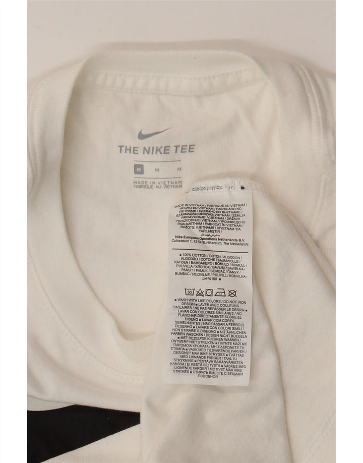 Женская футболка с рисунком NIKE Top UK 12, средний размер, белый хлопок