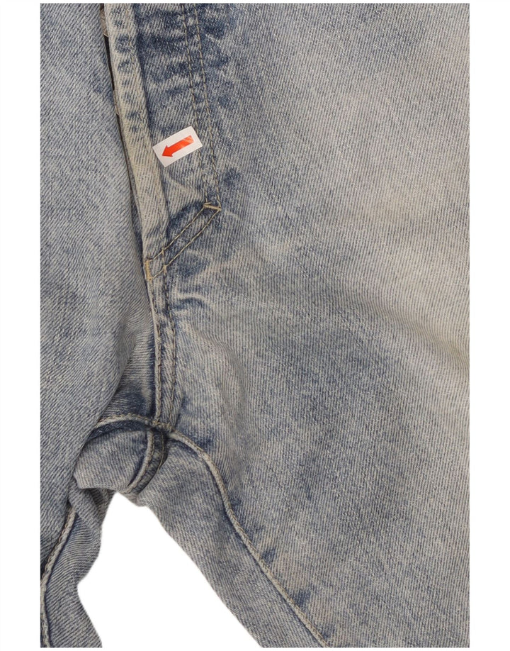 Мужские прямые джинсы VERSACE W34 L33, синий хлопок