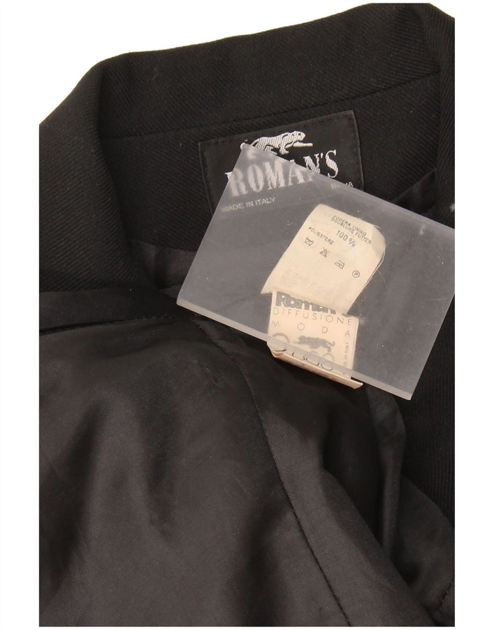 Женский пиджак на 4 пуговицах Roman's UK 10, маленький черный