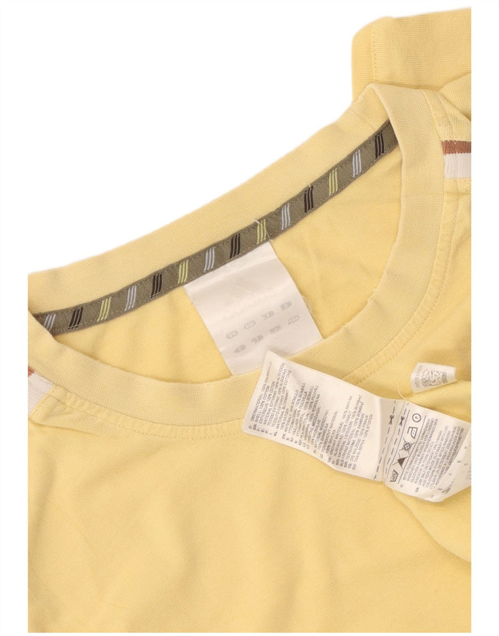 Adidas Мужская футболка Top Large Yellow Cotton