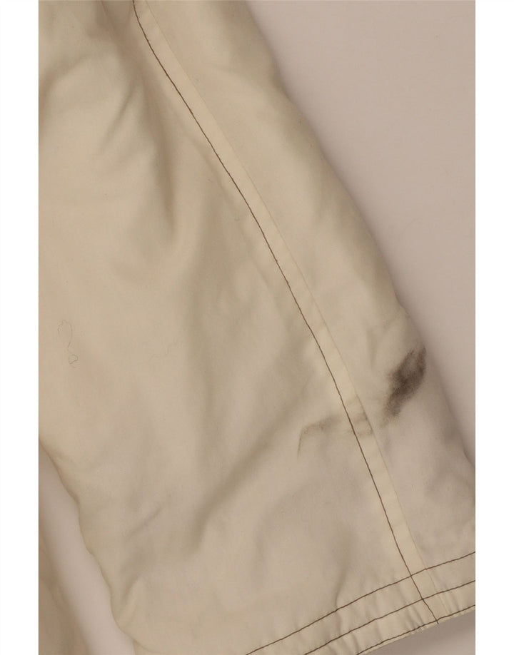 Женский дафлкот с капюшоном MAJESTIC UK 20 2XL Off White Floral