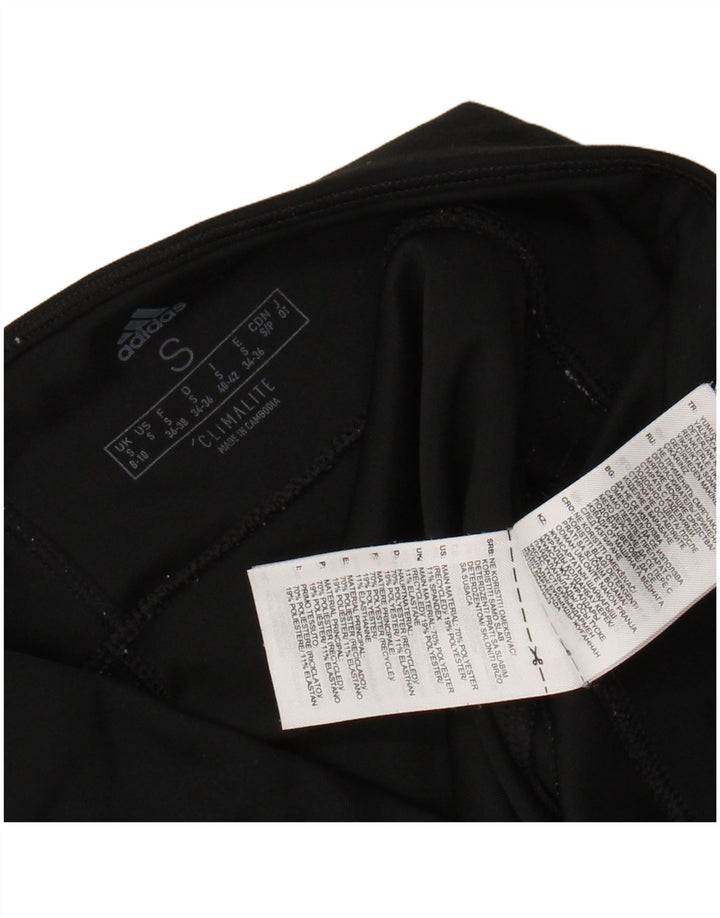 Женские леггинсы ADIDAS Climalite UK 8/10, маленькие черные, полиэстер