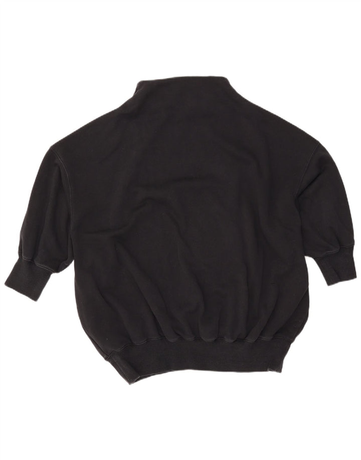 Женский свободный свитер NIKE с рукавом 3/4, размер UK 10, маленький черный