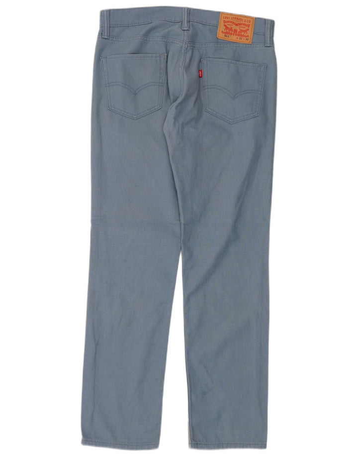 Мужские повседневные брюки Levi's 511 W30 L30 синие, хлопок